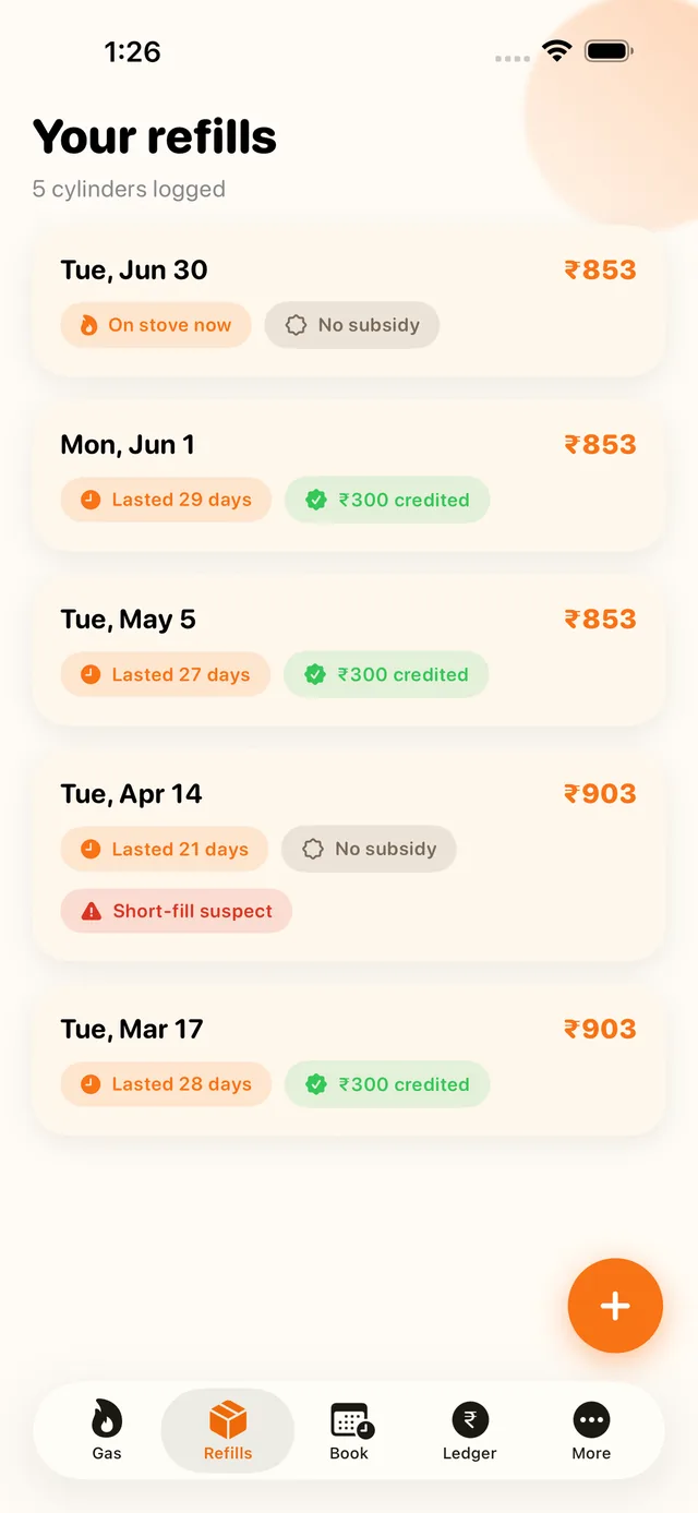 GasBook screenshot 5