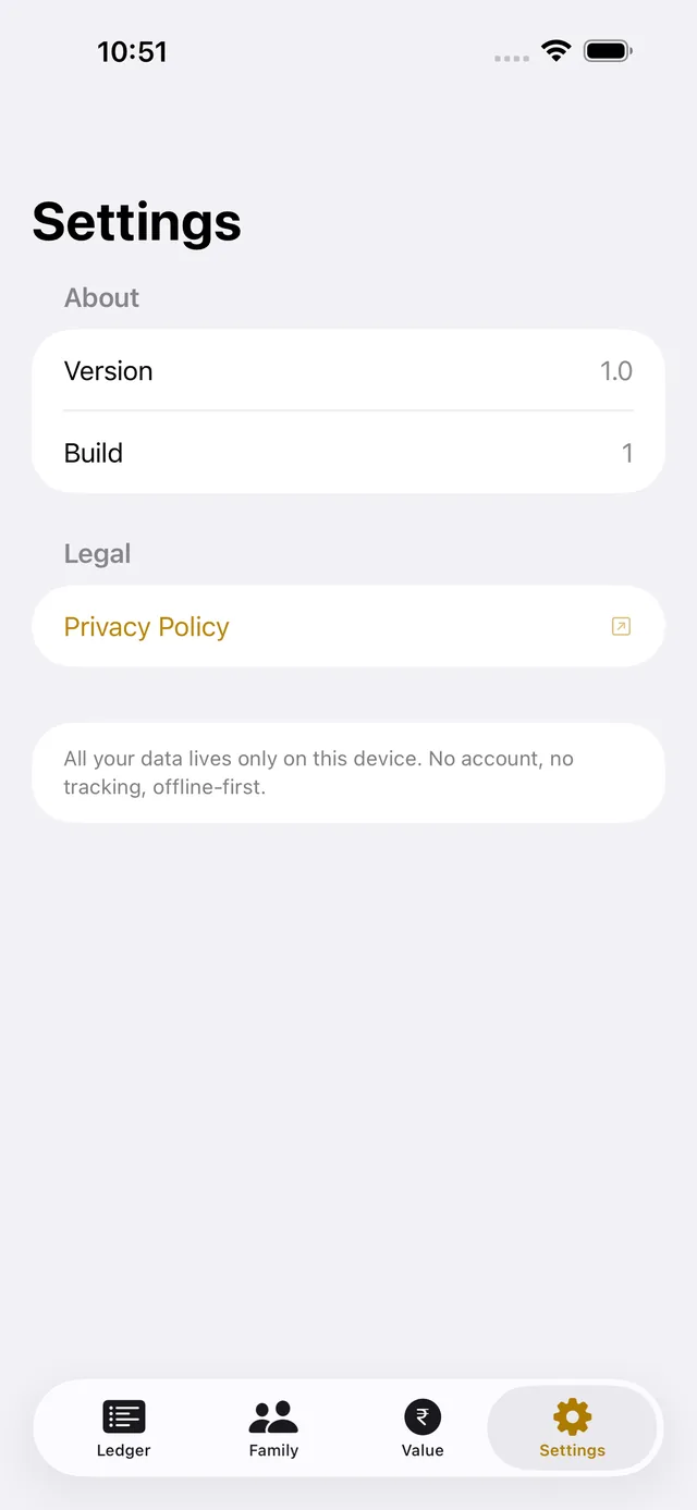 Goldbook screenshot 7