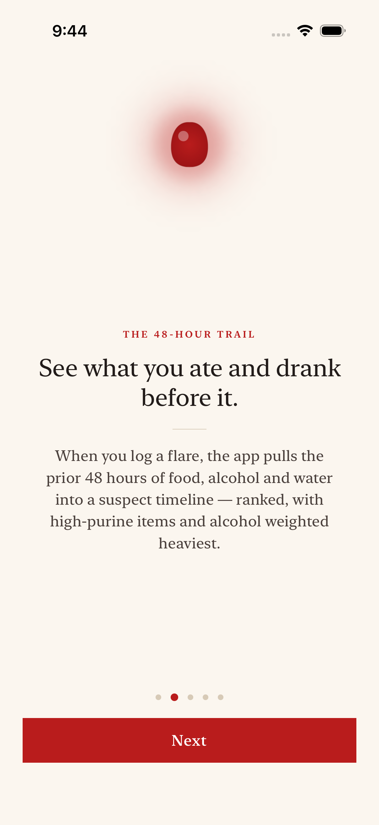 Gout Flare Log screenshot 2 of 6