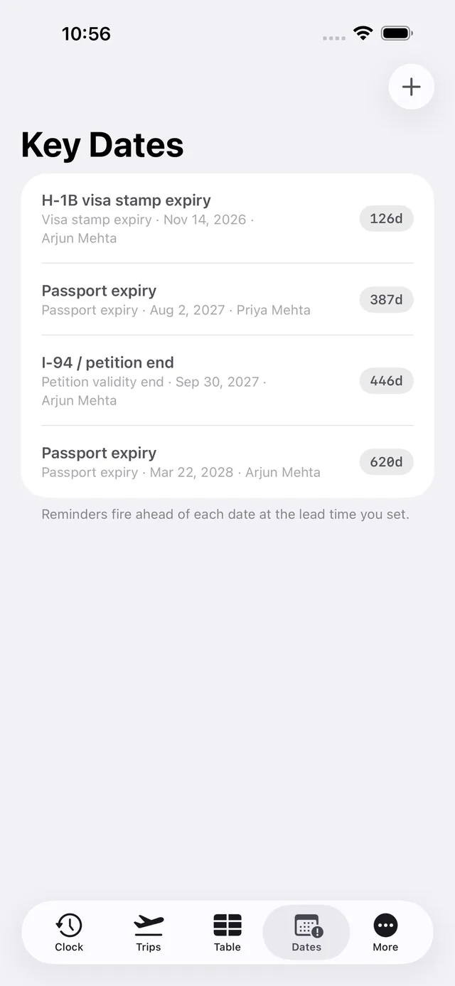 H1B Clock screenshot 7