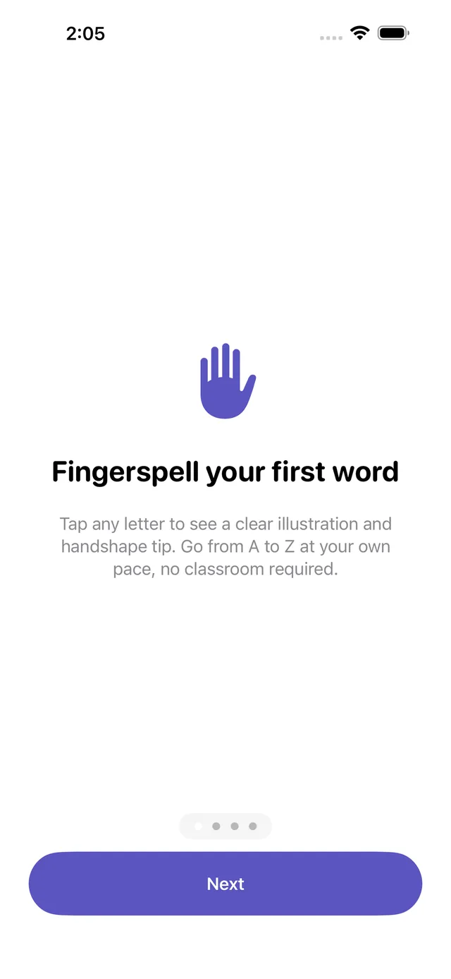 Handsign screenshot 1