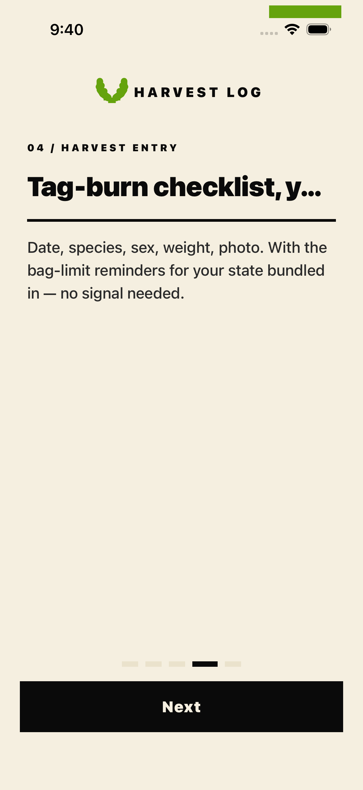 Harvest Log screenshot 4 of 6