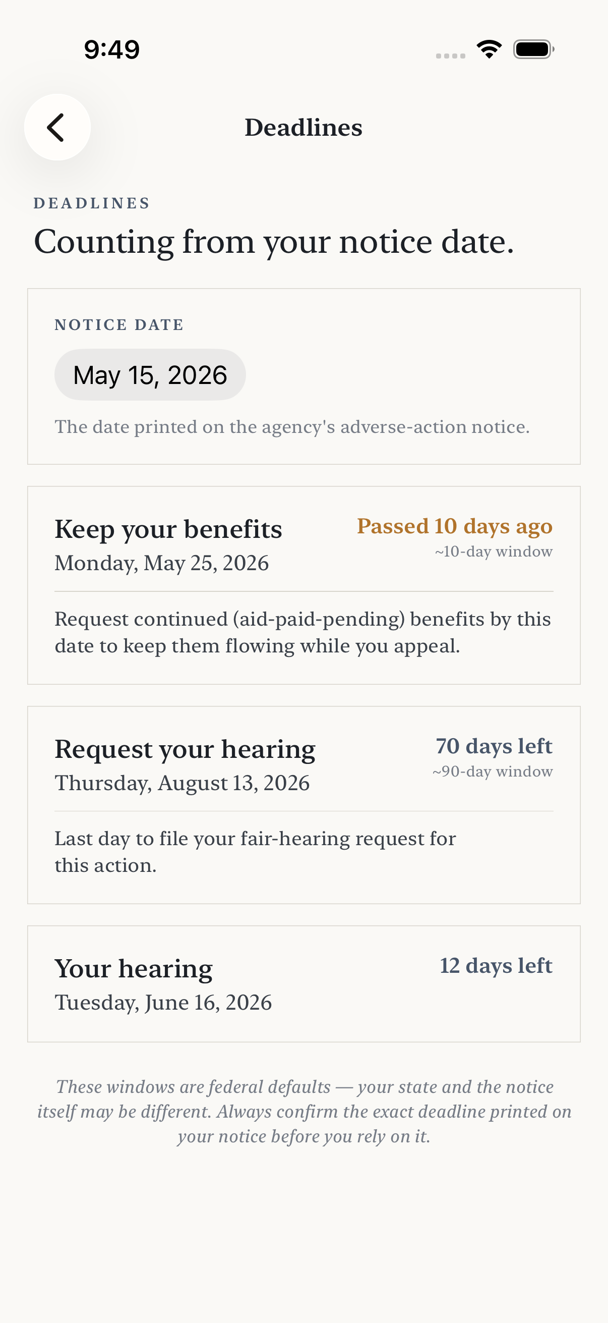 Hearing Binder screenshot 3 of 8