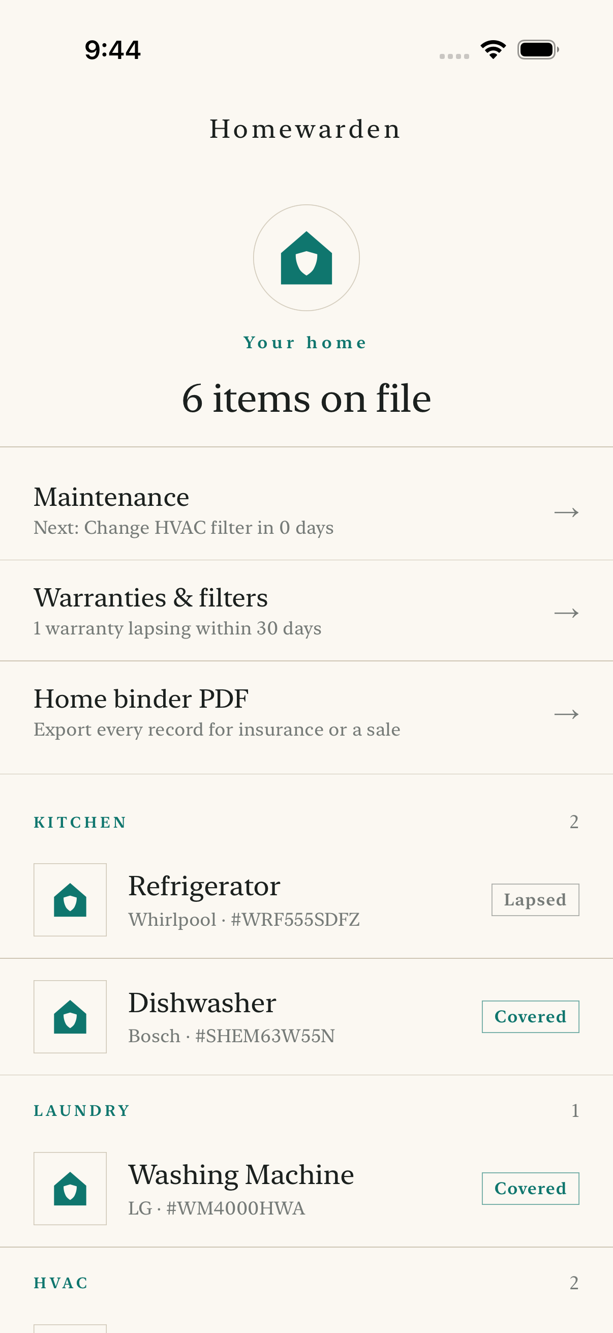 Homewarden screenshot 1 of 6