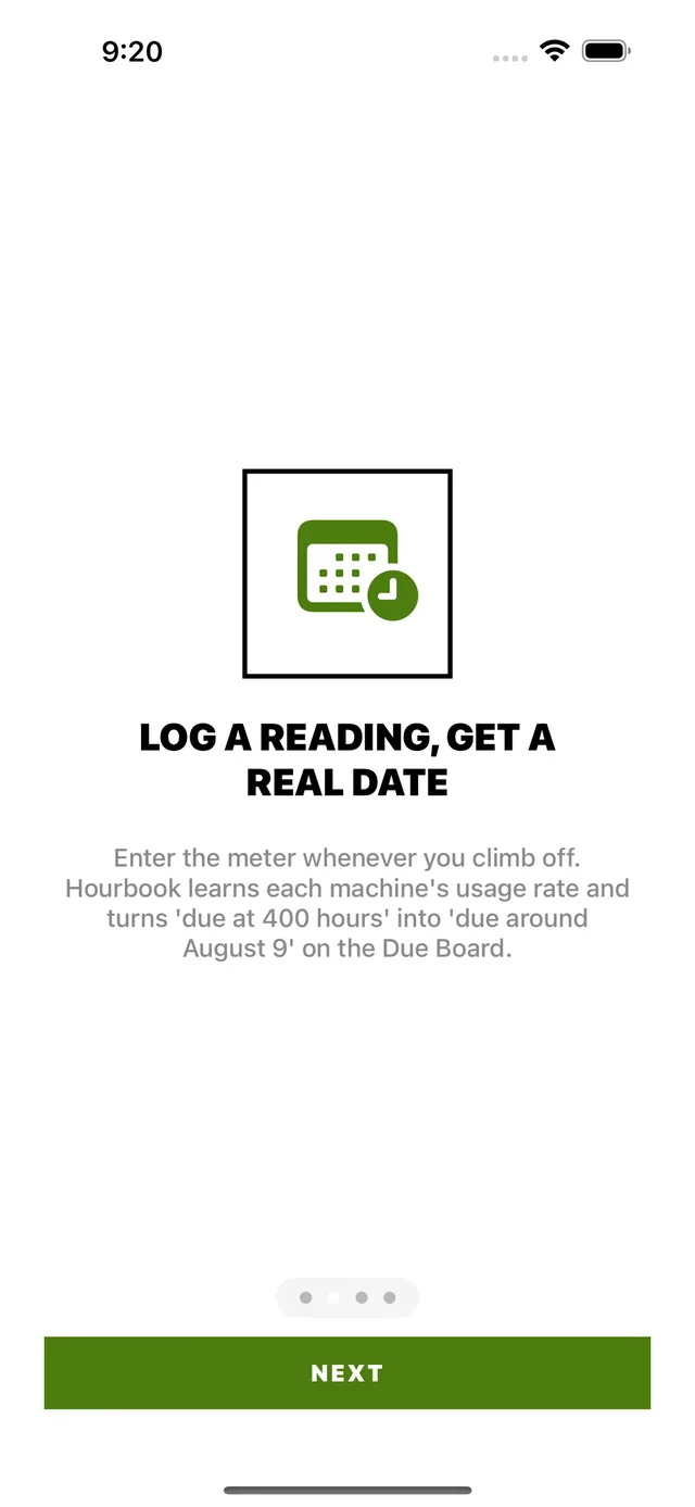 Hourbook screenshot 2