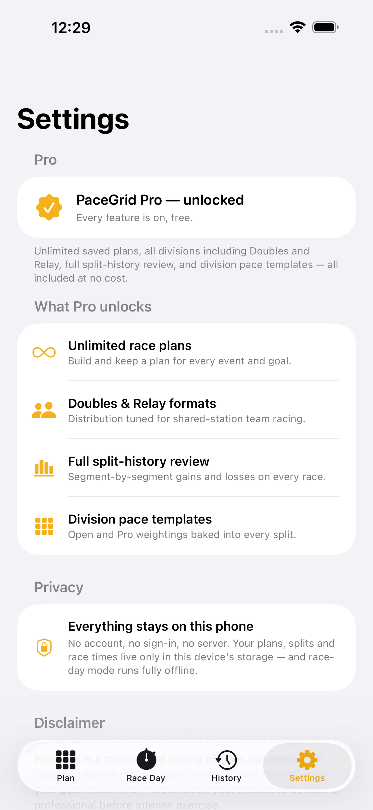 PaceGrid screenshot 6 of 8