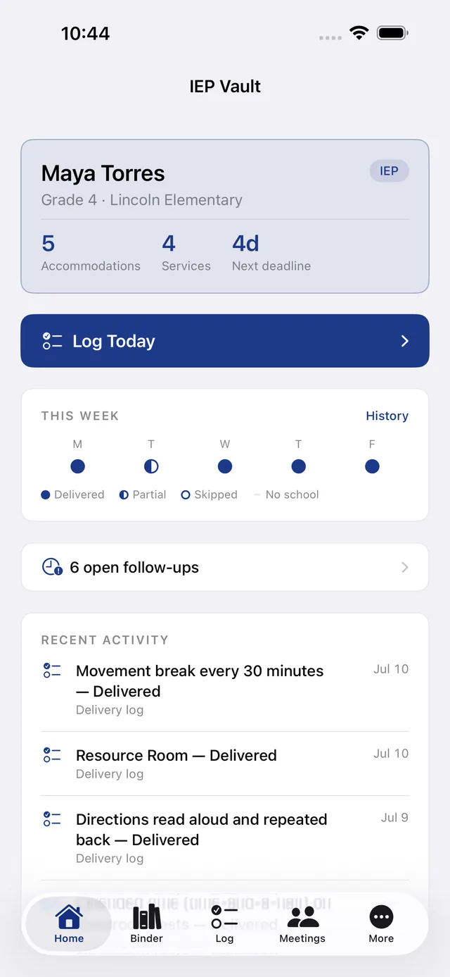 IEP Vault screenshot 4