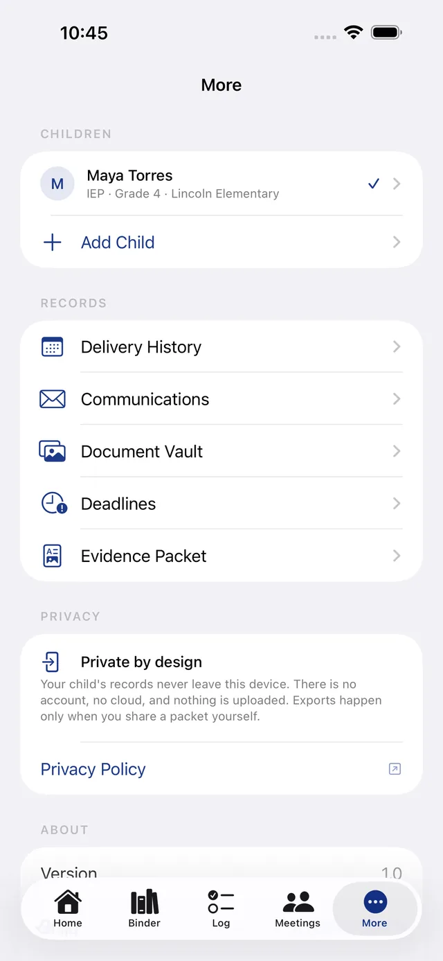 IEP Vault screenshot 8