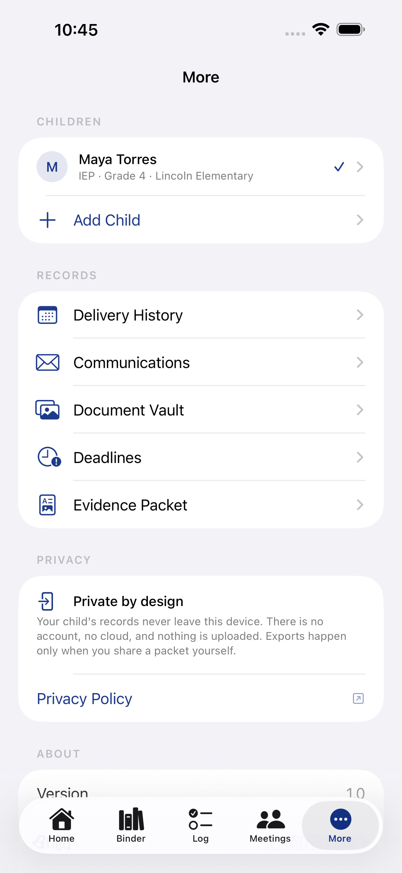 IEP Vault screenshot 8 of 8