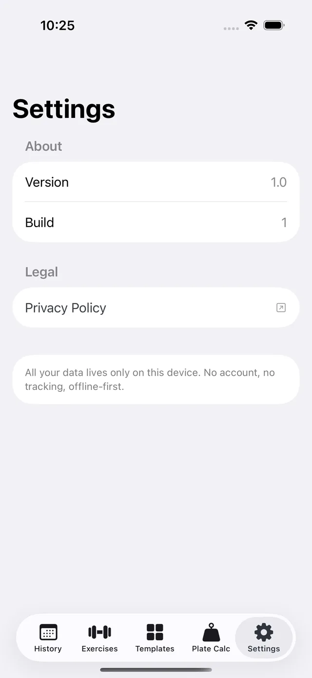 Ironlog screenshot 3