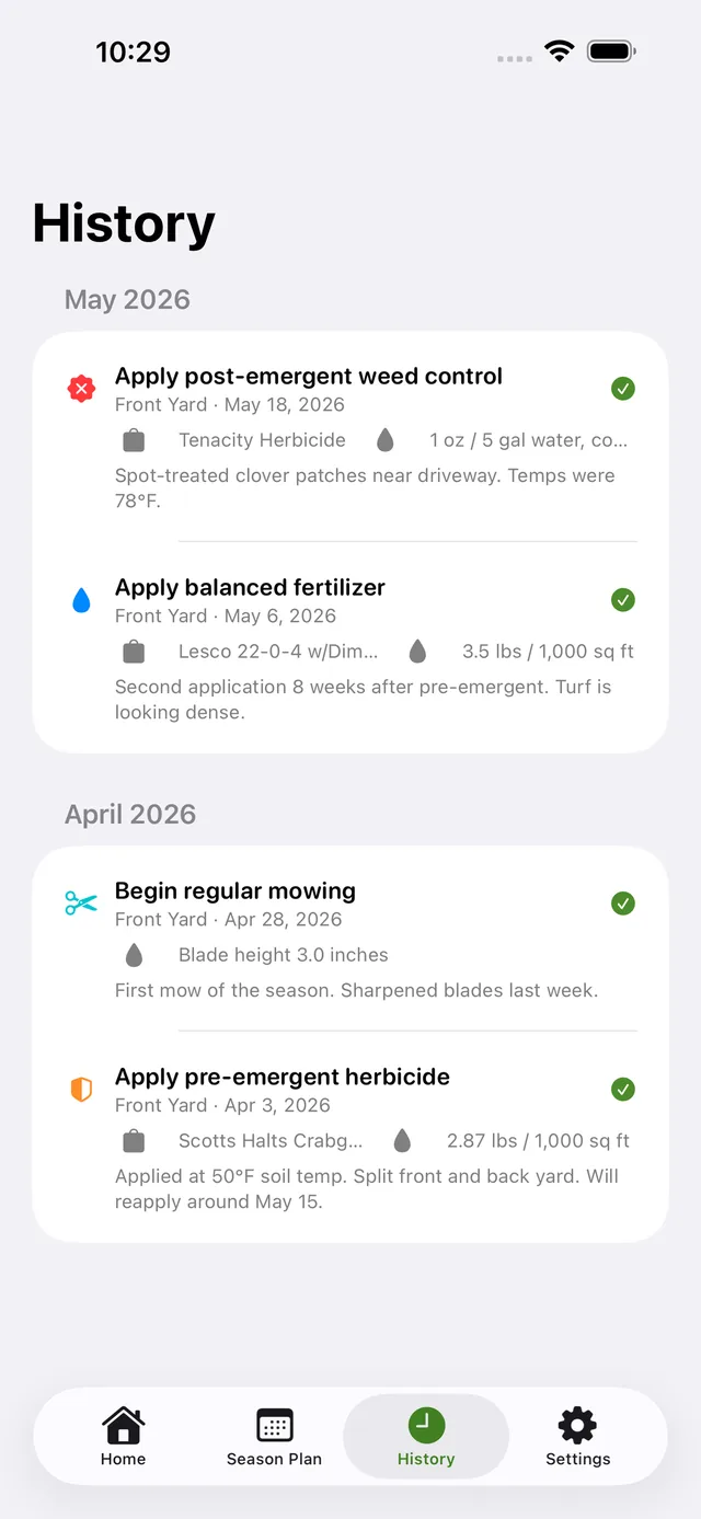 Lawnplan screenshot 6