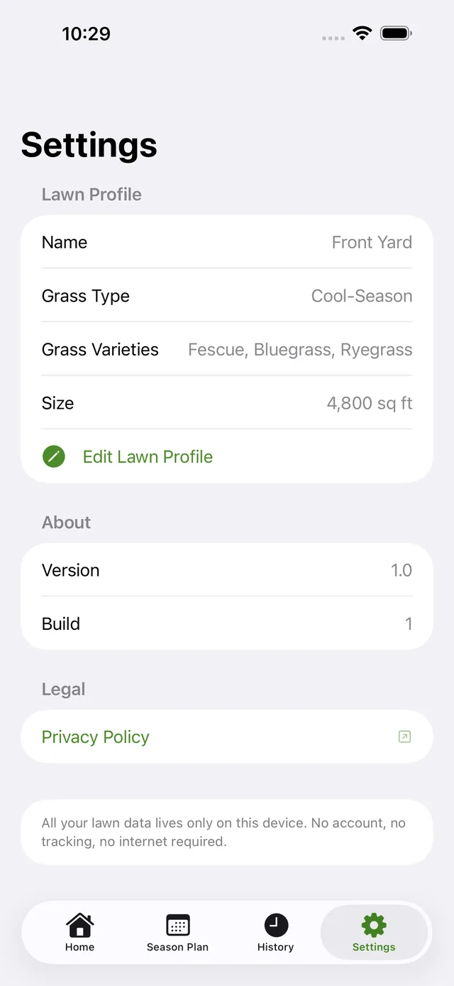 Lawnplan screenshot 7
