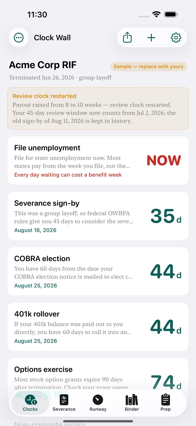LayoffKit screenshot 4