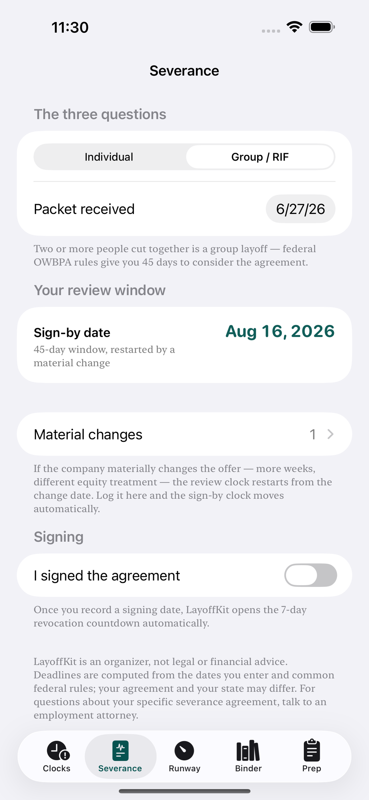 LayoffKit screenshot 5 of 8