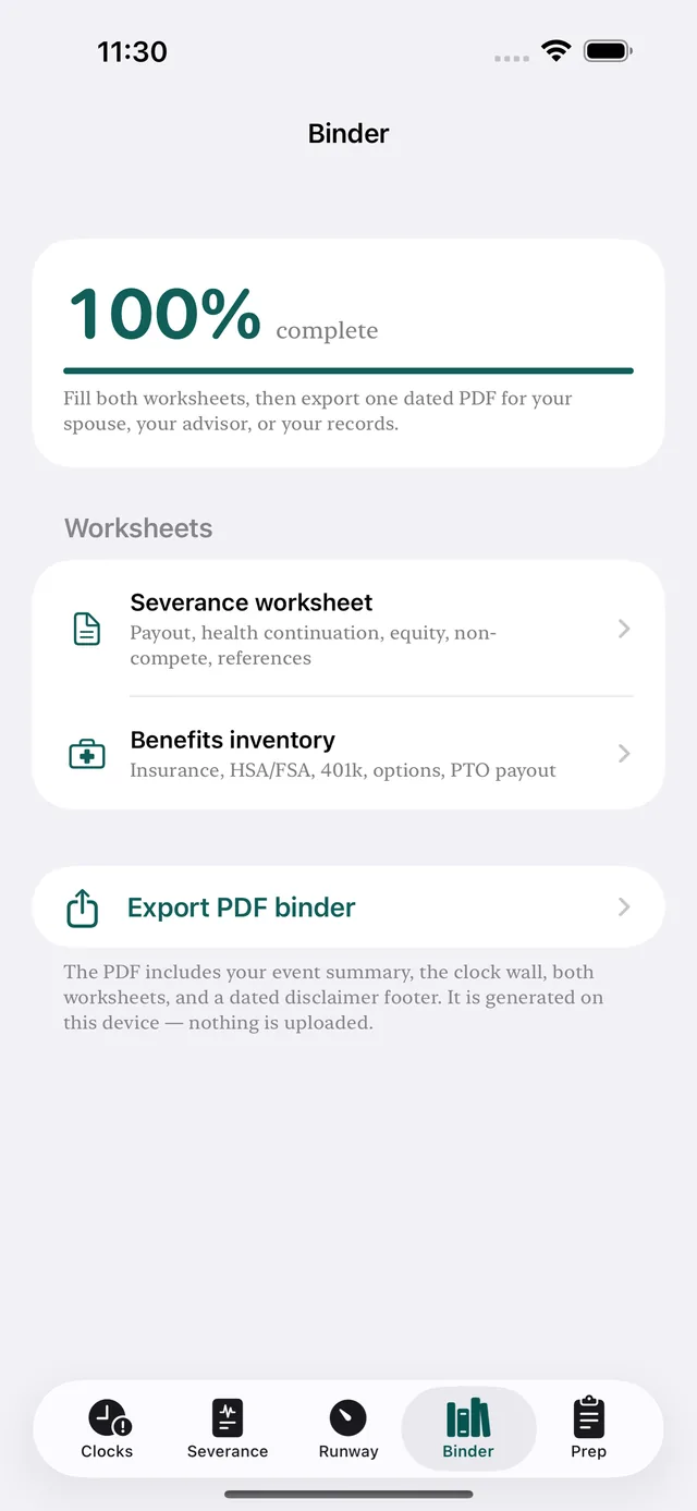 LayoffKit screenshot 7