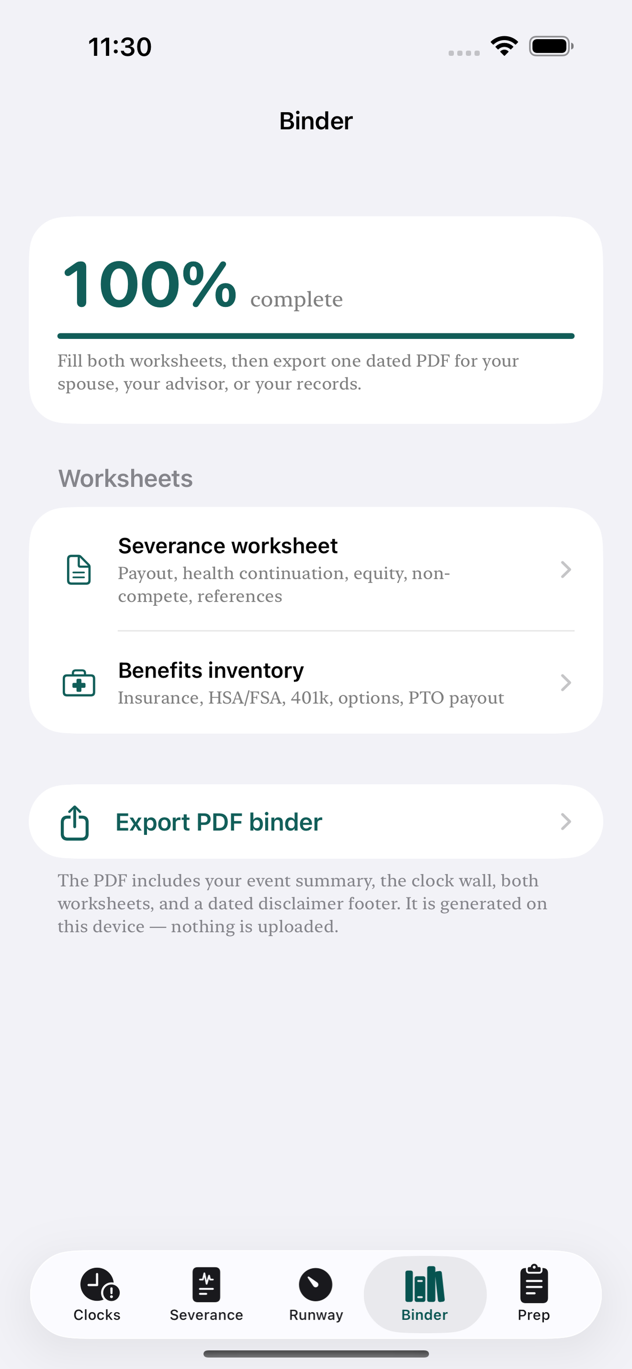 LayoffKit screenshot 7 of 8