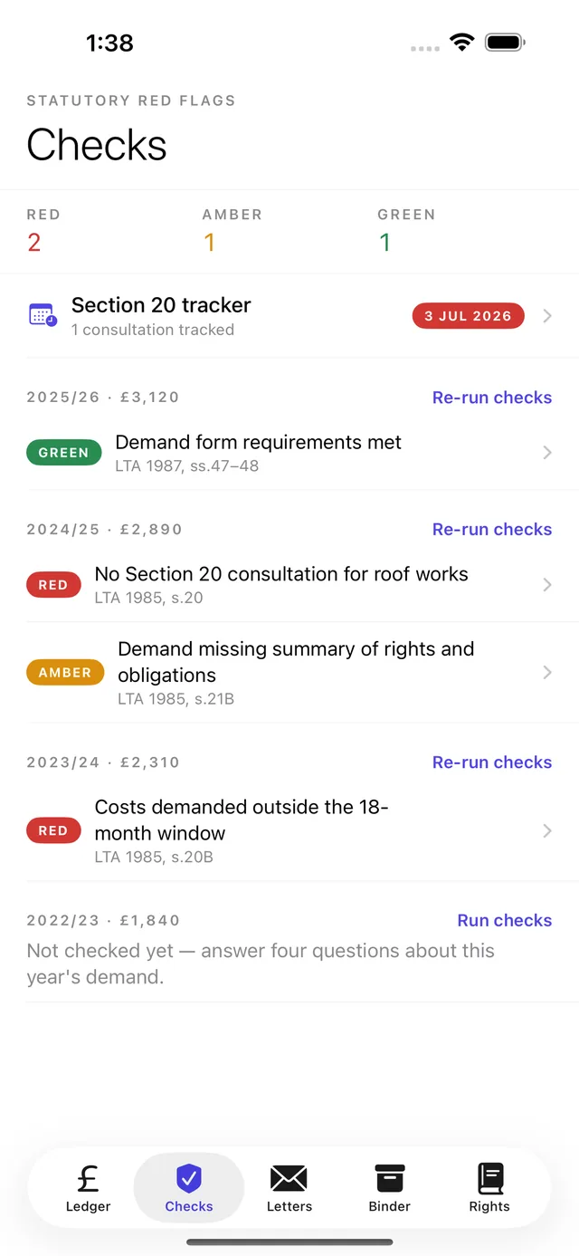LeaseCheck screenshot 5