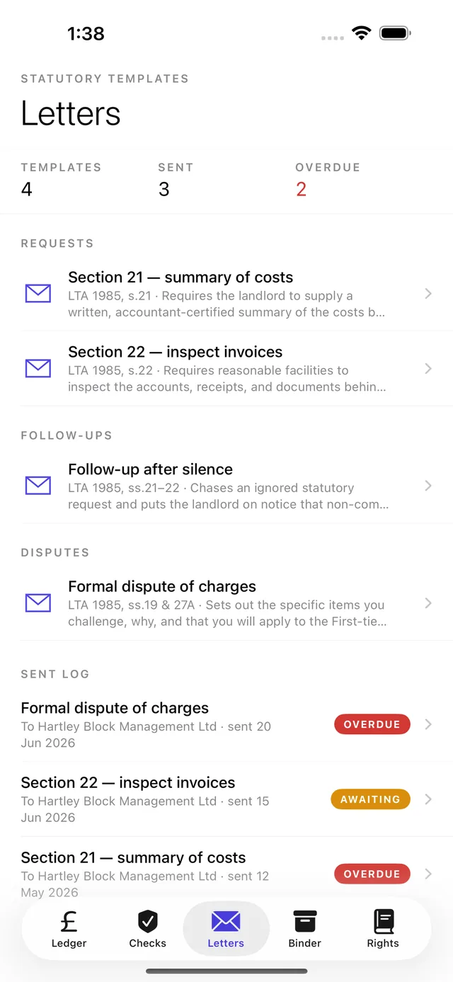 LeaseCheck screenshot 6
