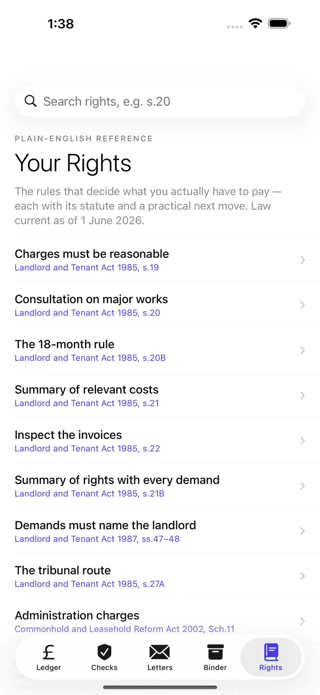 LeaseCheck screenshot 8