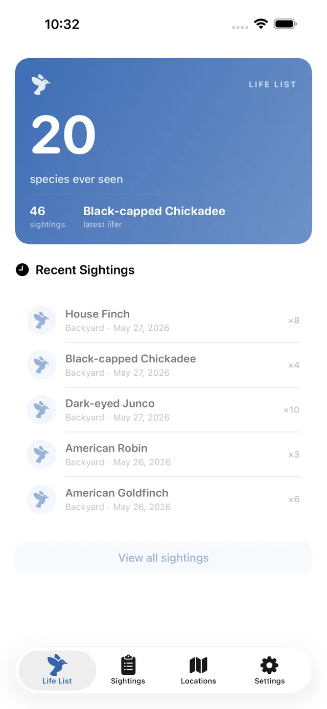 Lifelist screenshot 4