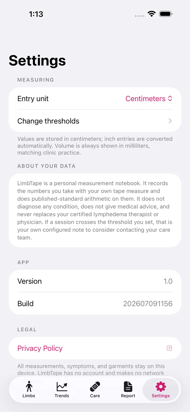 LimbTape screenshot 8