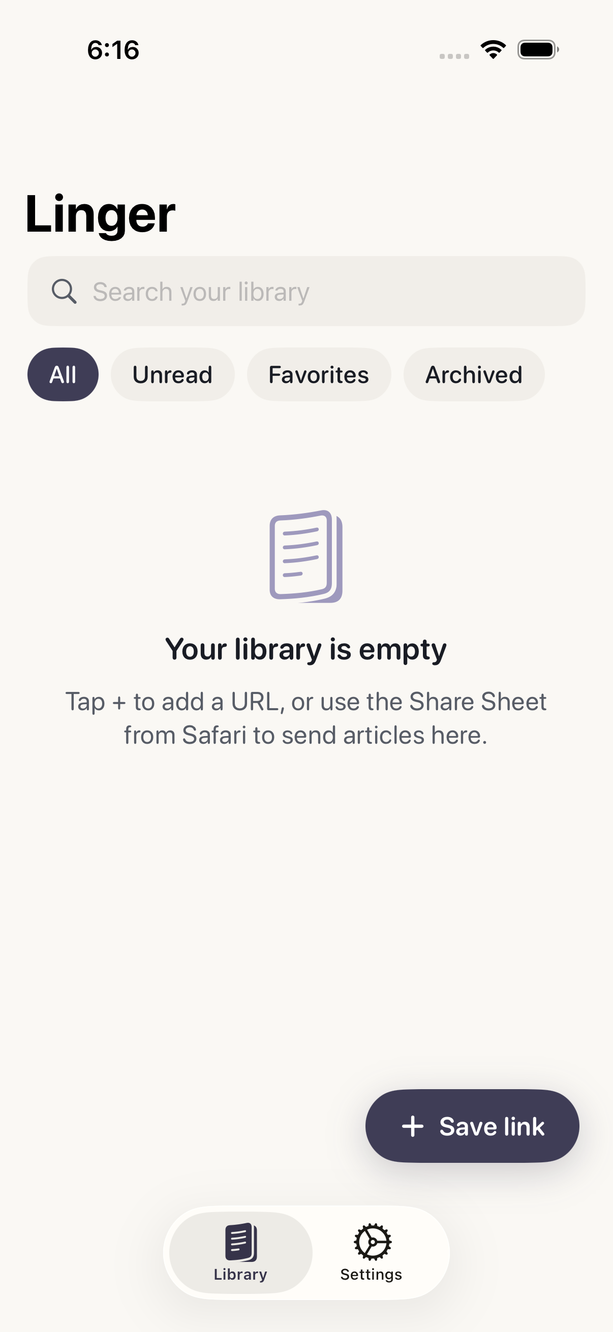 Linger screenshot 1 of 5