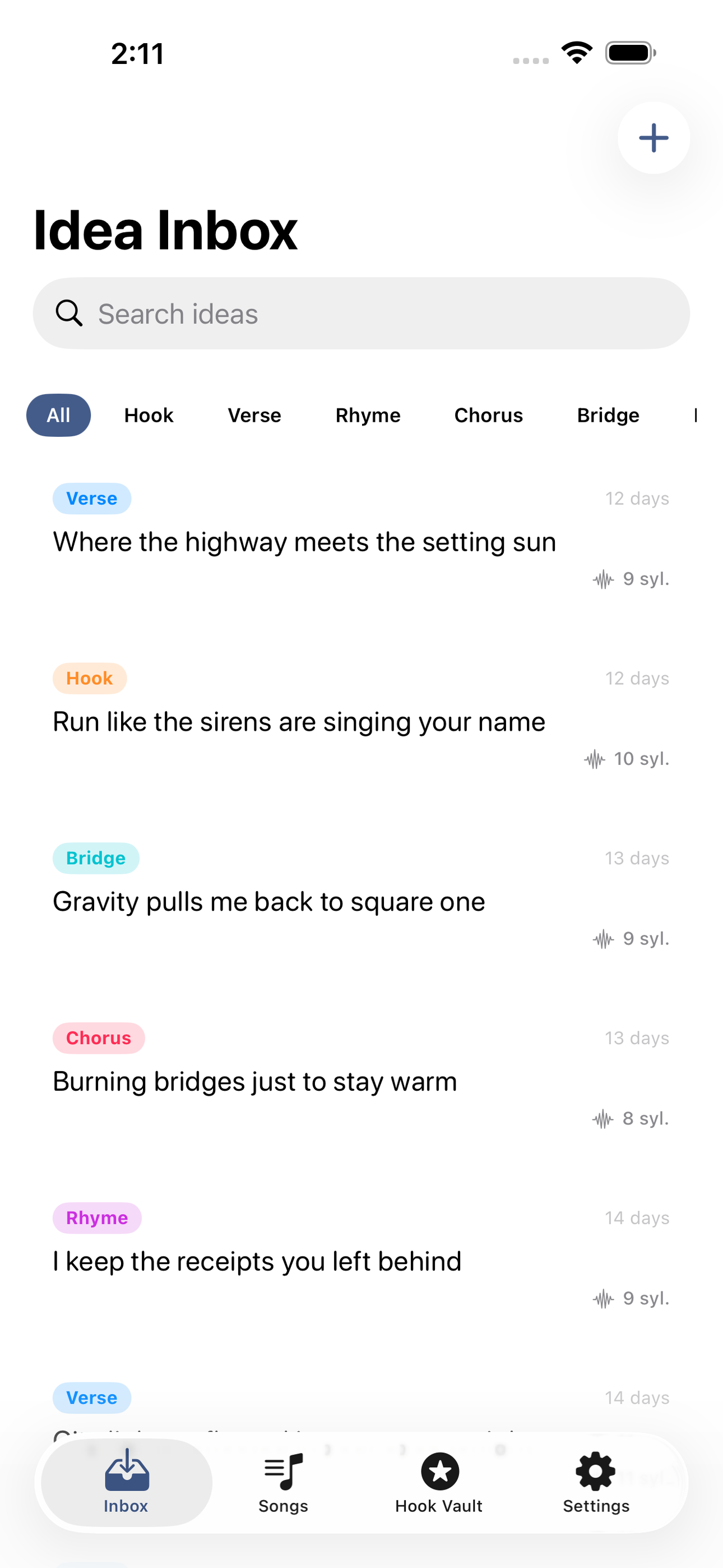 Lyricpad screenshot 3 of 8