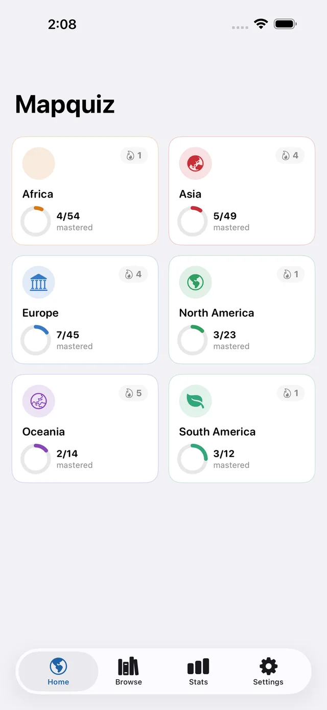 Mapquiz screenshot 3