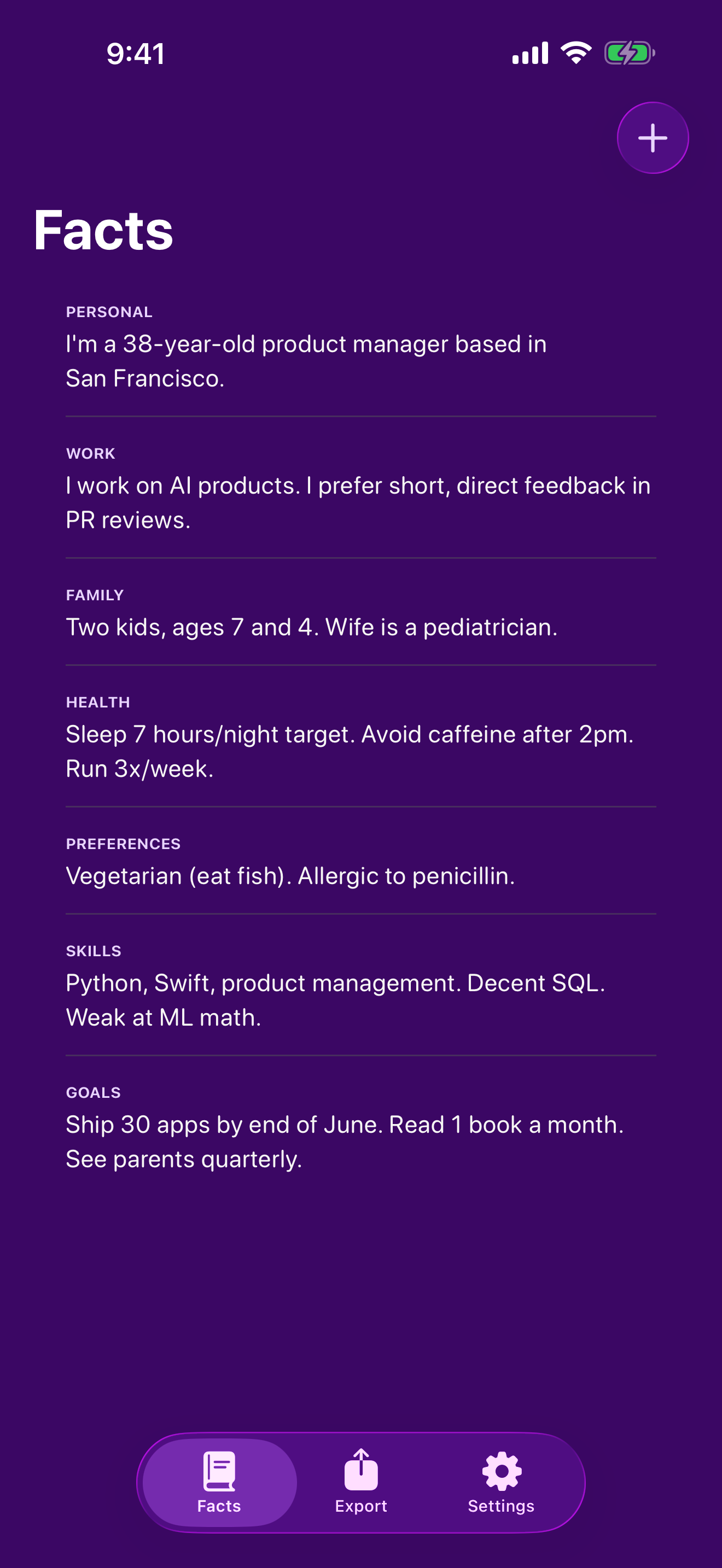 Memoirly screenshot 1 of 3