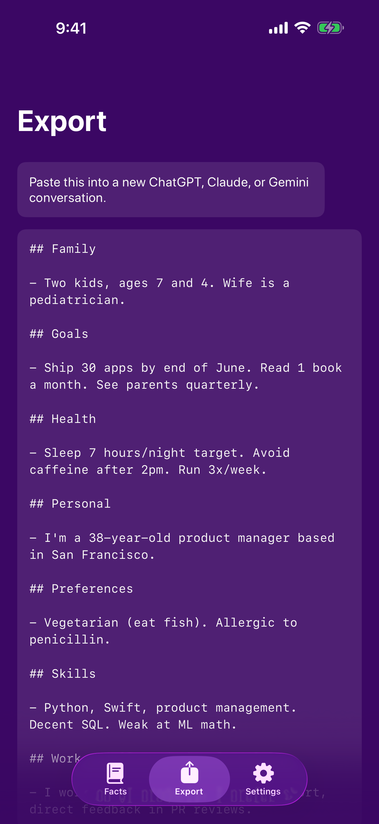 Memoirly screenshot 2 of 3