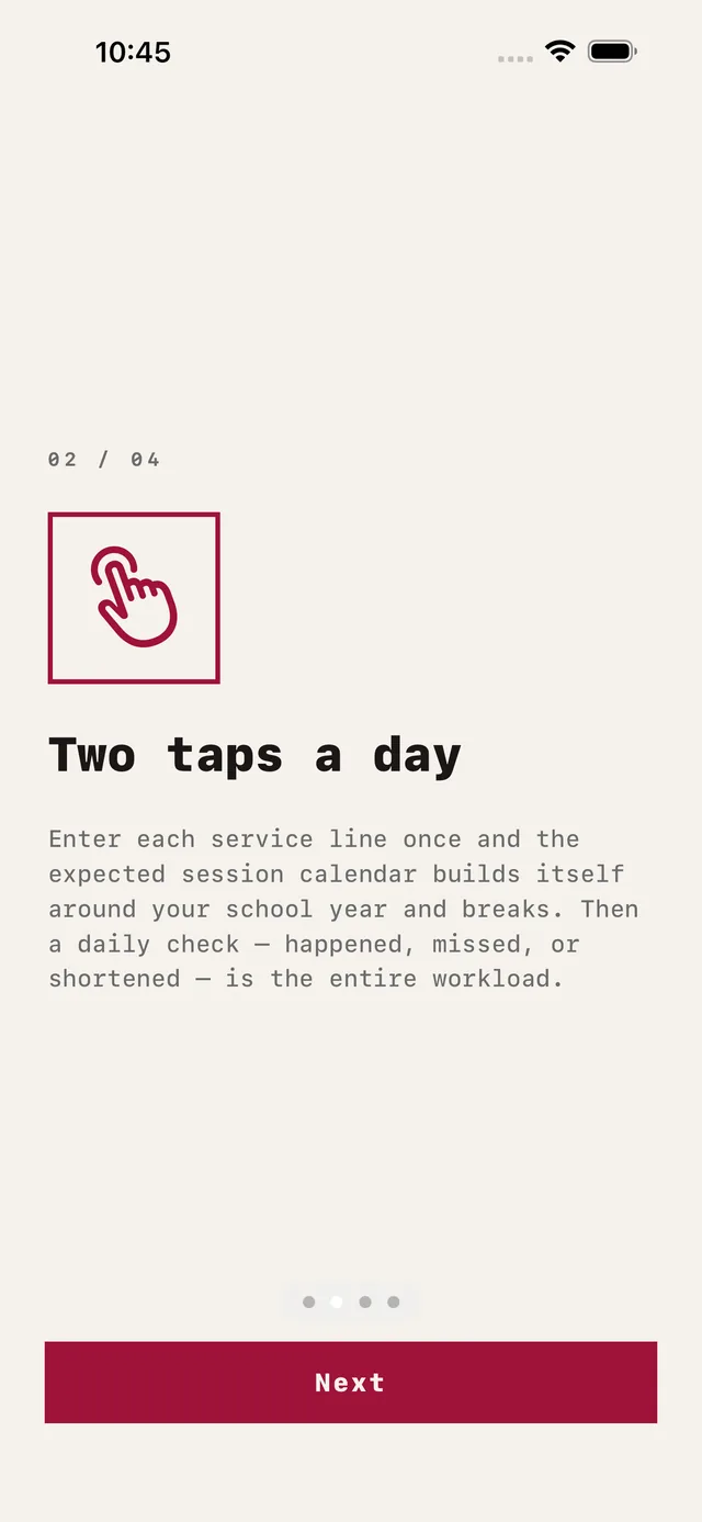Minutes Owed screenshot 2