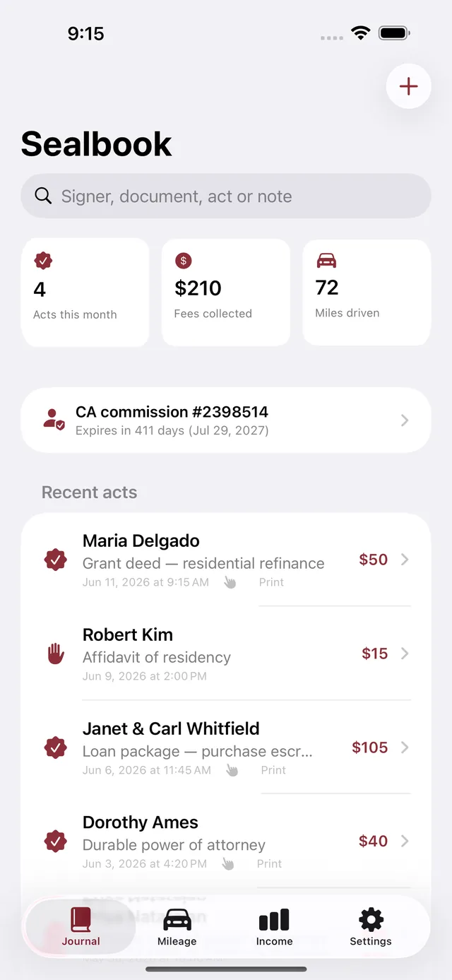 Sealbook screenshot 3