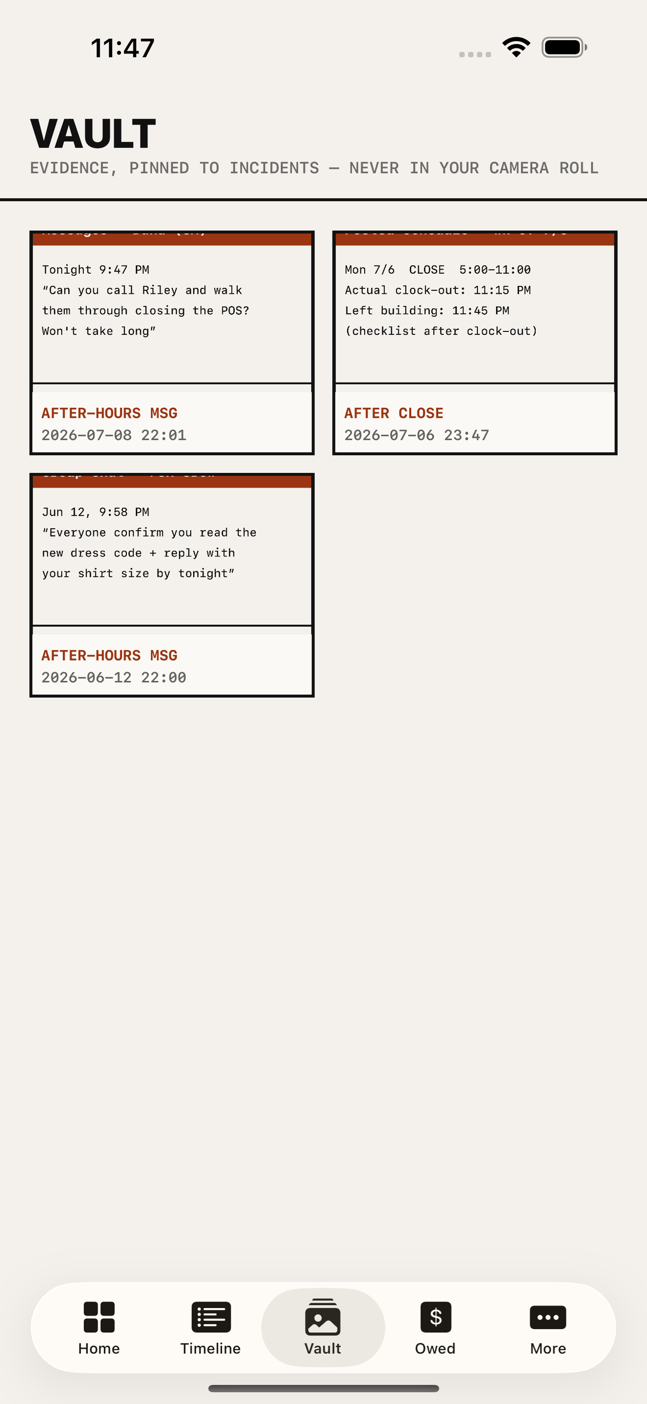 OffClock screenshot 6 of 8
