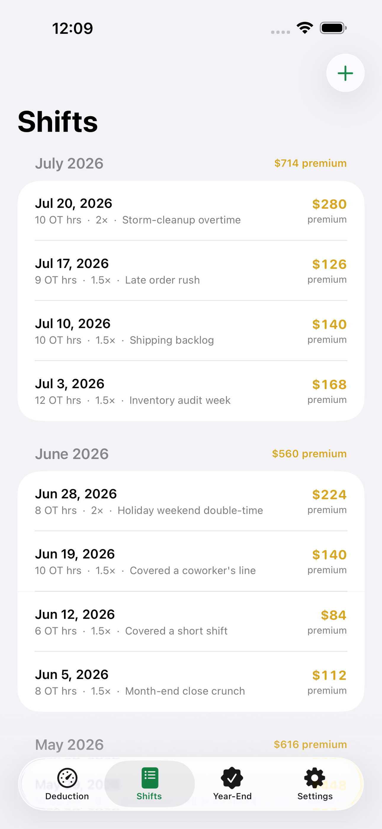 Overtime Tax Tracker screenshot 4 of 8