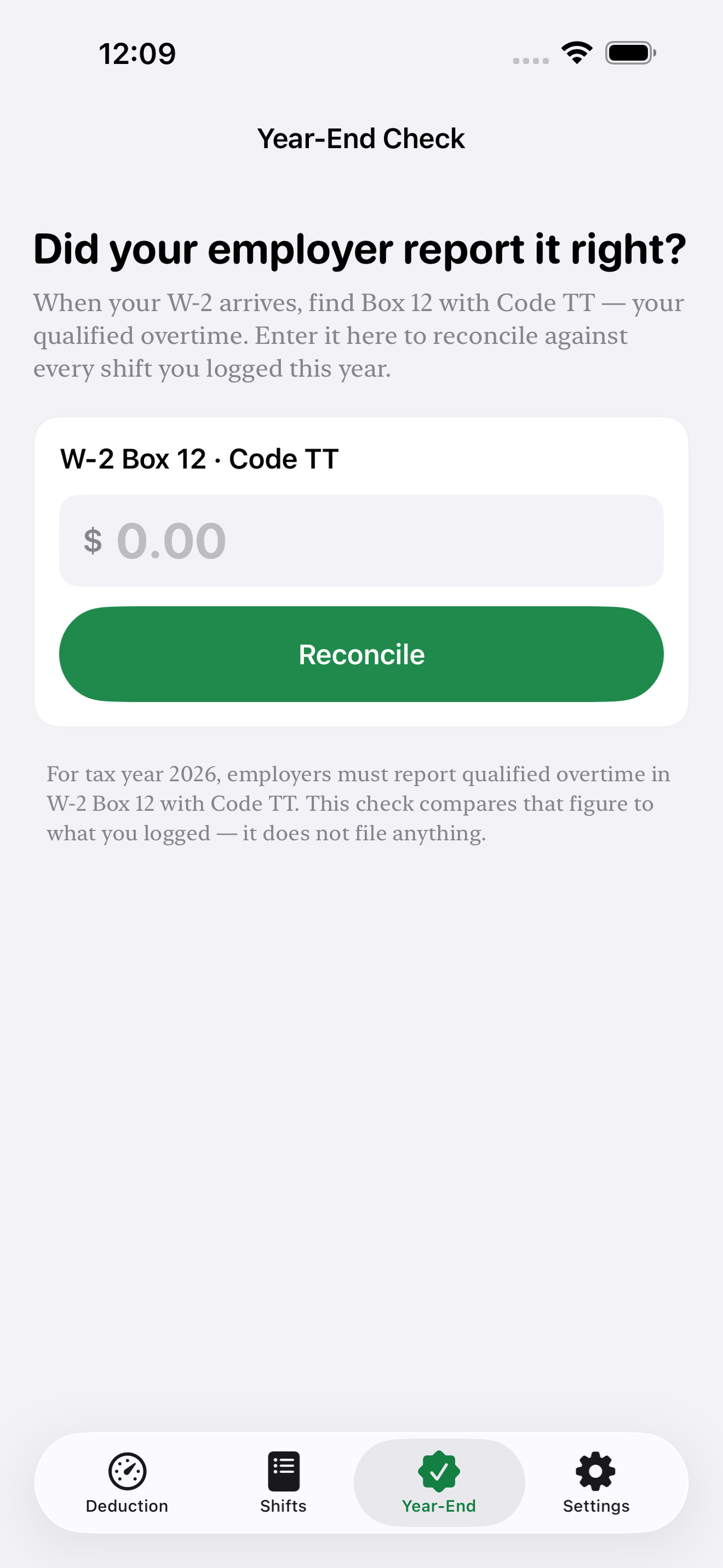 Overtime Tax Tracker screenshot 5 of 8