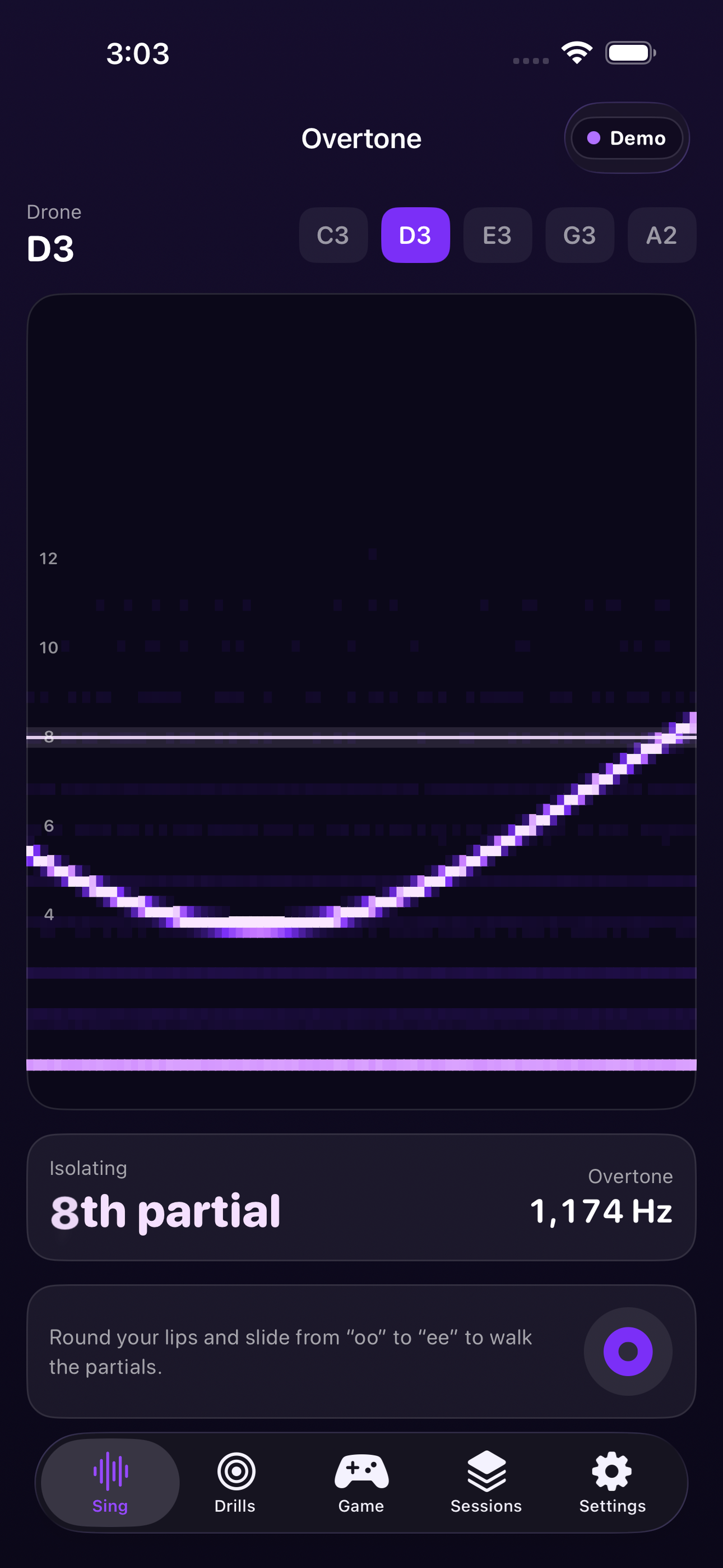 Overtone: Harmonic Singing screenshot 2 of 8