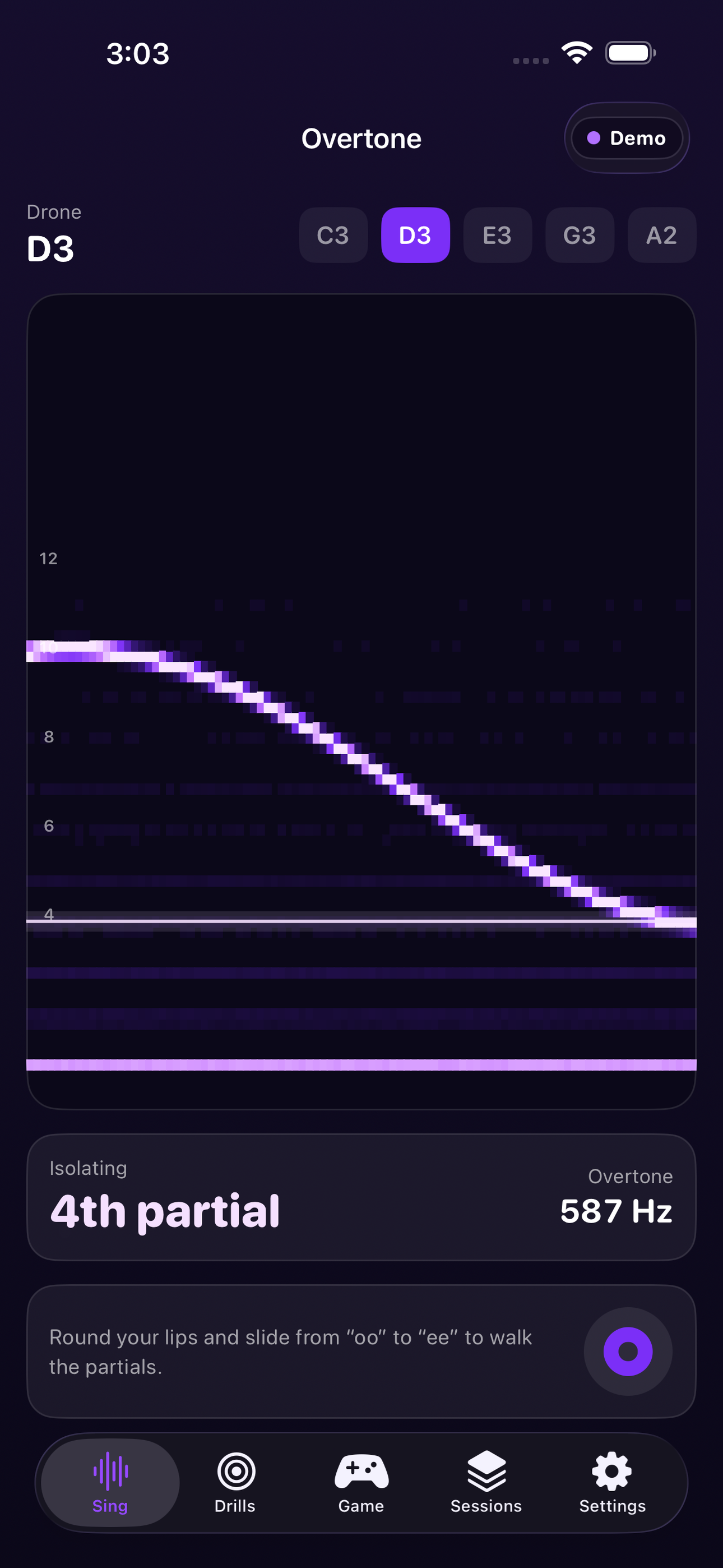 Overtone: Harmonic Singing screenshot 3 of 8