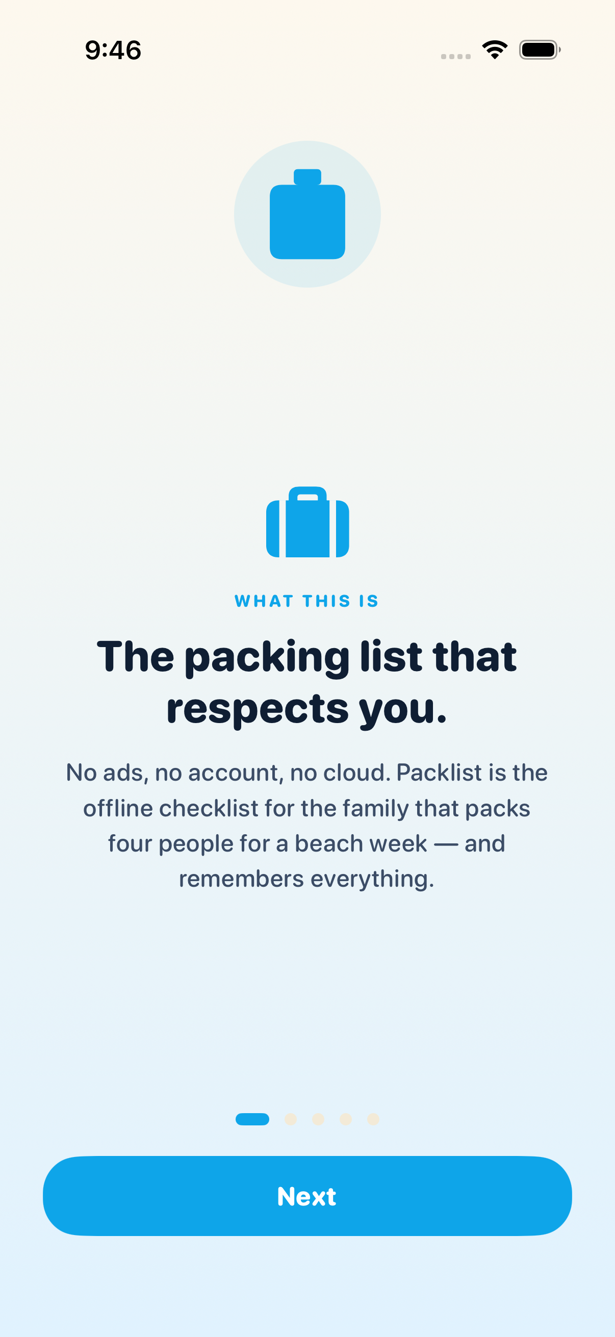 Packlist screenshot 7 of 7