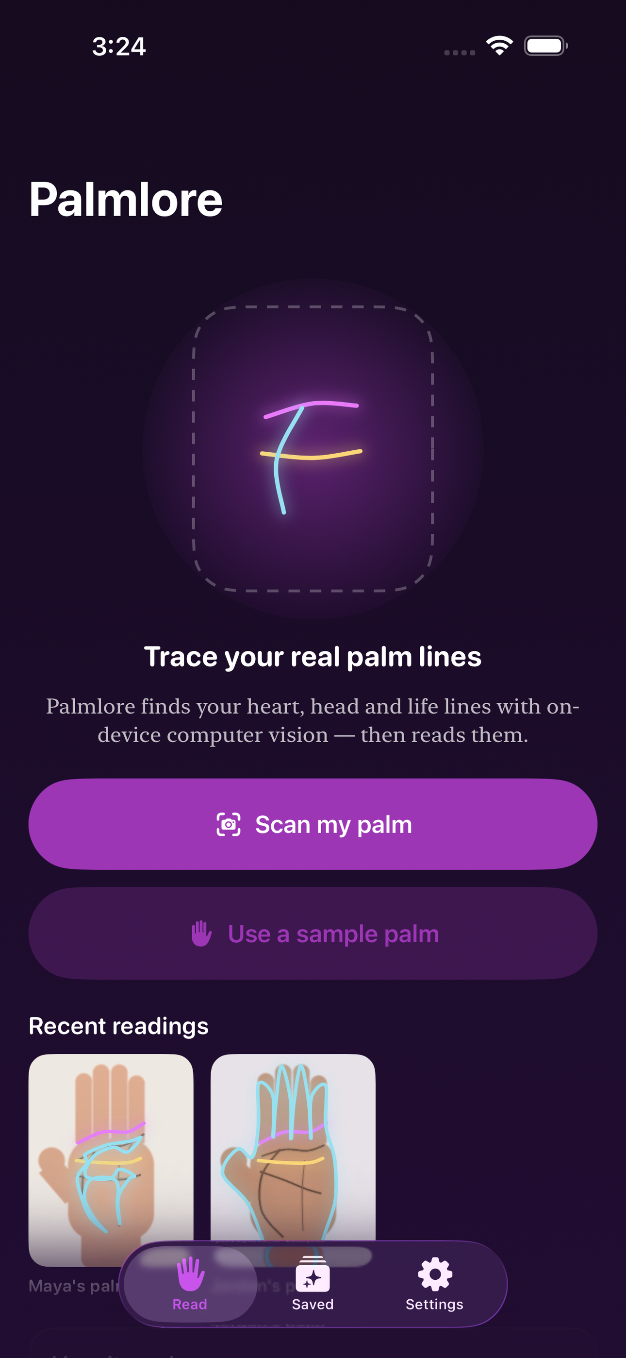 Palmlore: Palm Reading screenshot 2 of 8