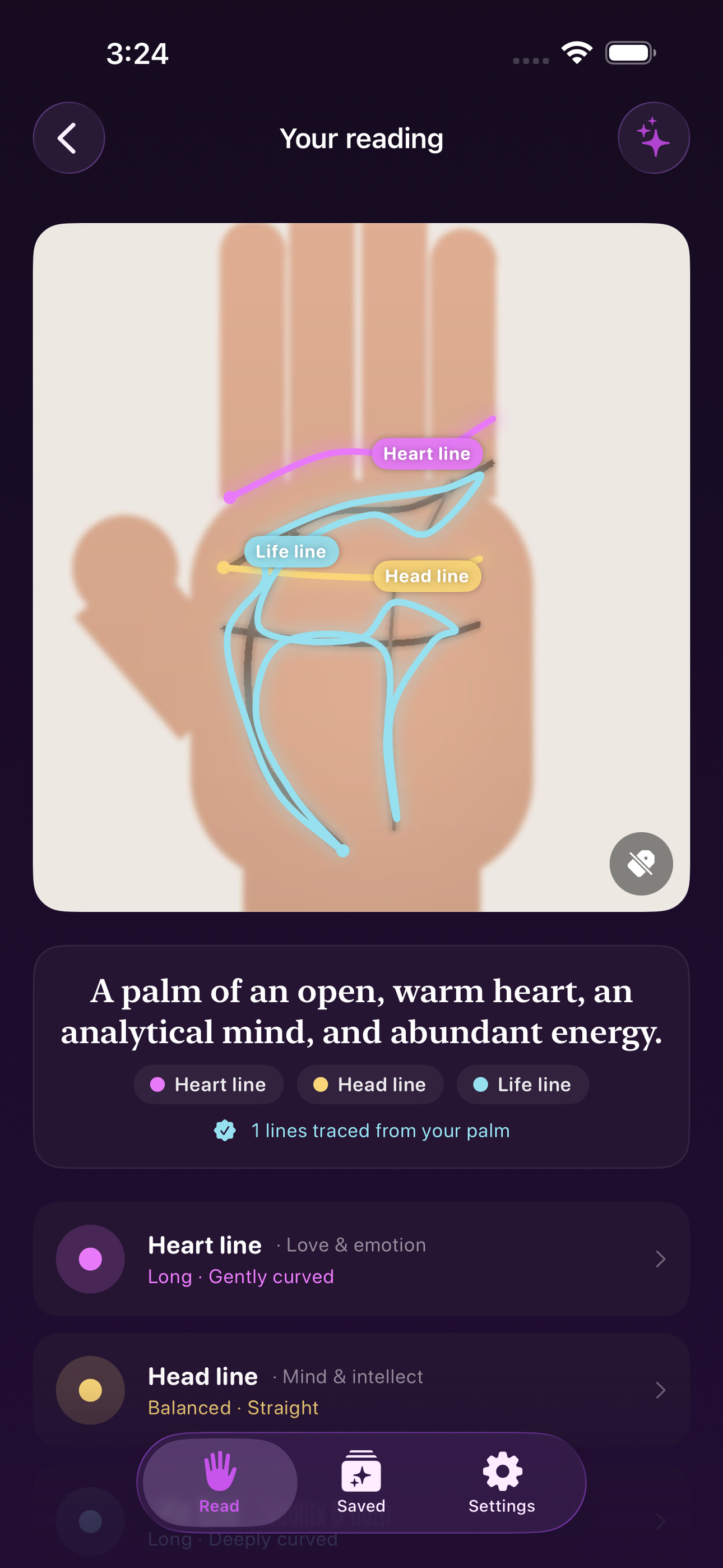 Palmlore: Palm Reading screenshot 3 of 8