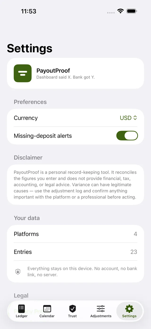 PayoutProof screenshot 8