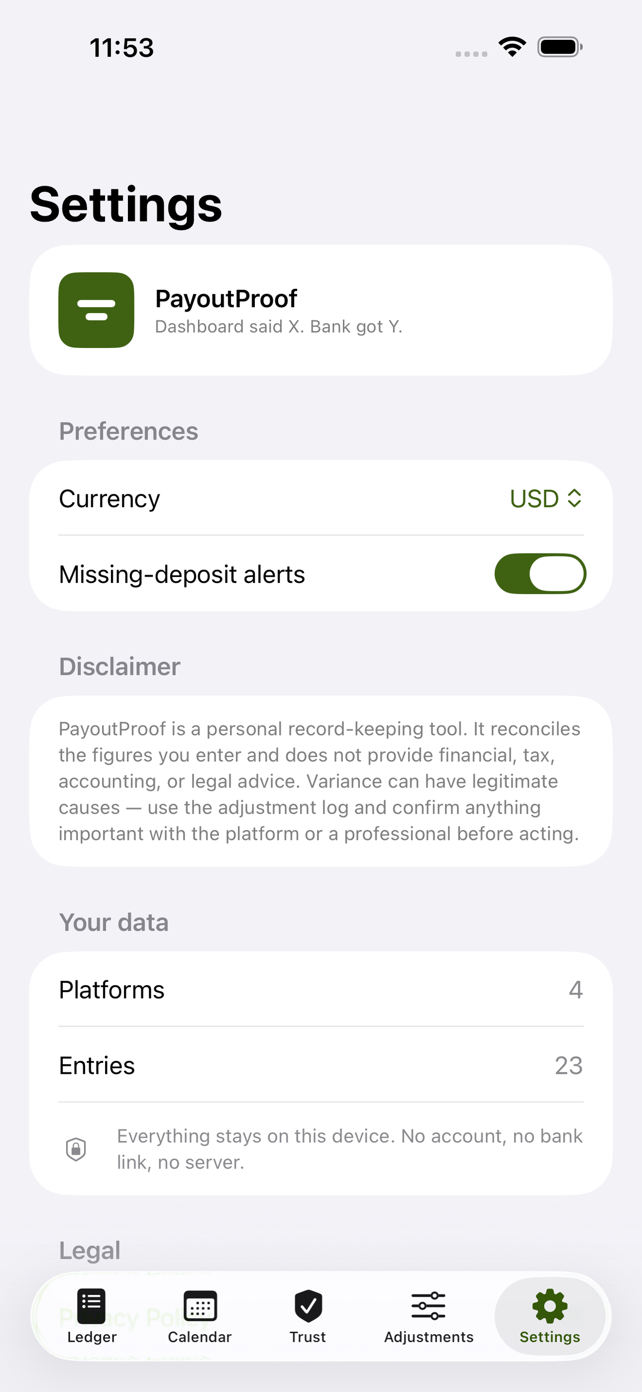 PayoutProof screenshot 8 of 8