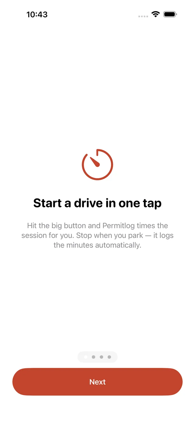 Permitlog screenshot 1