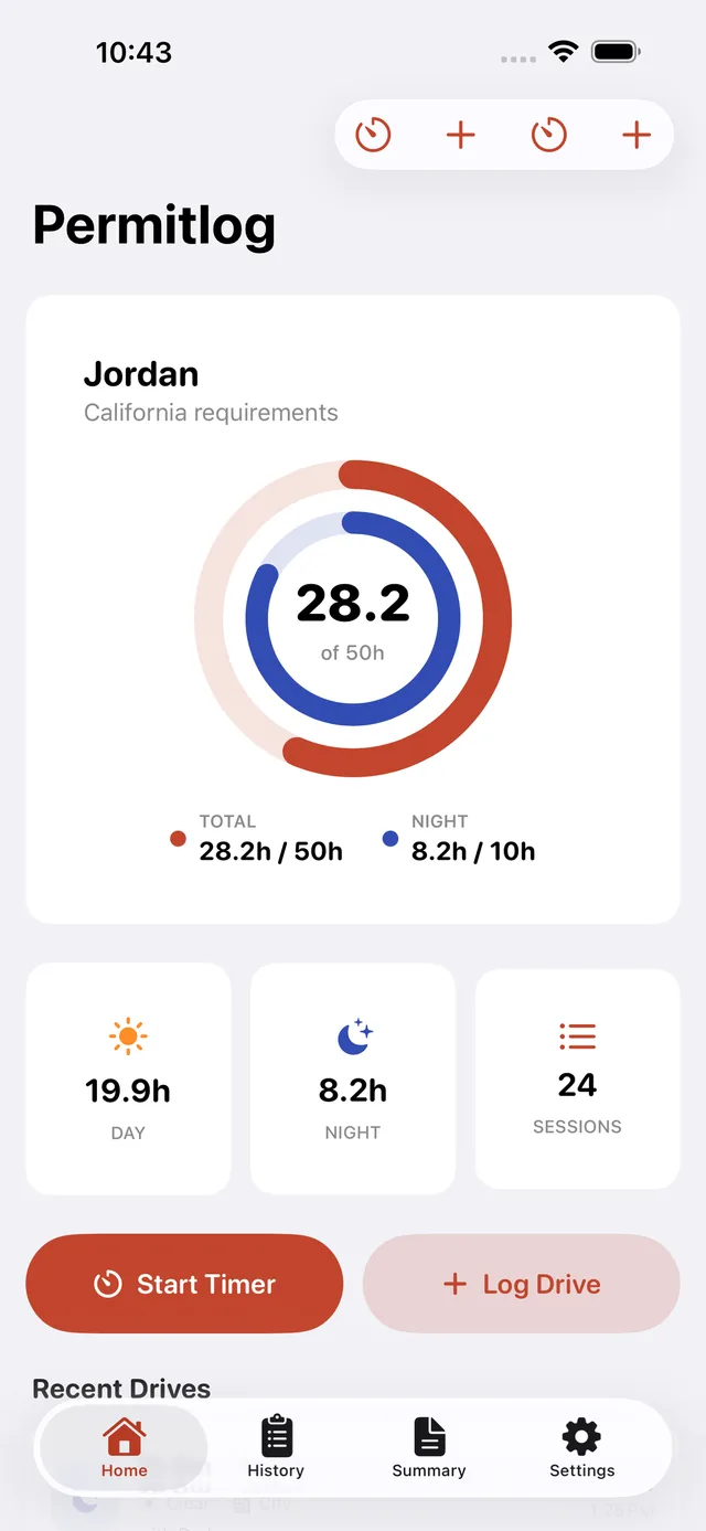 Permitlog screenshot 3