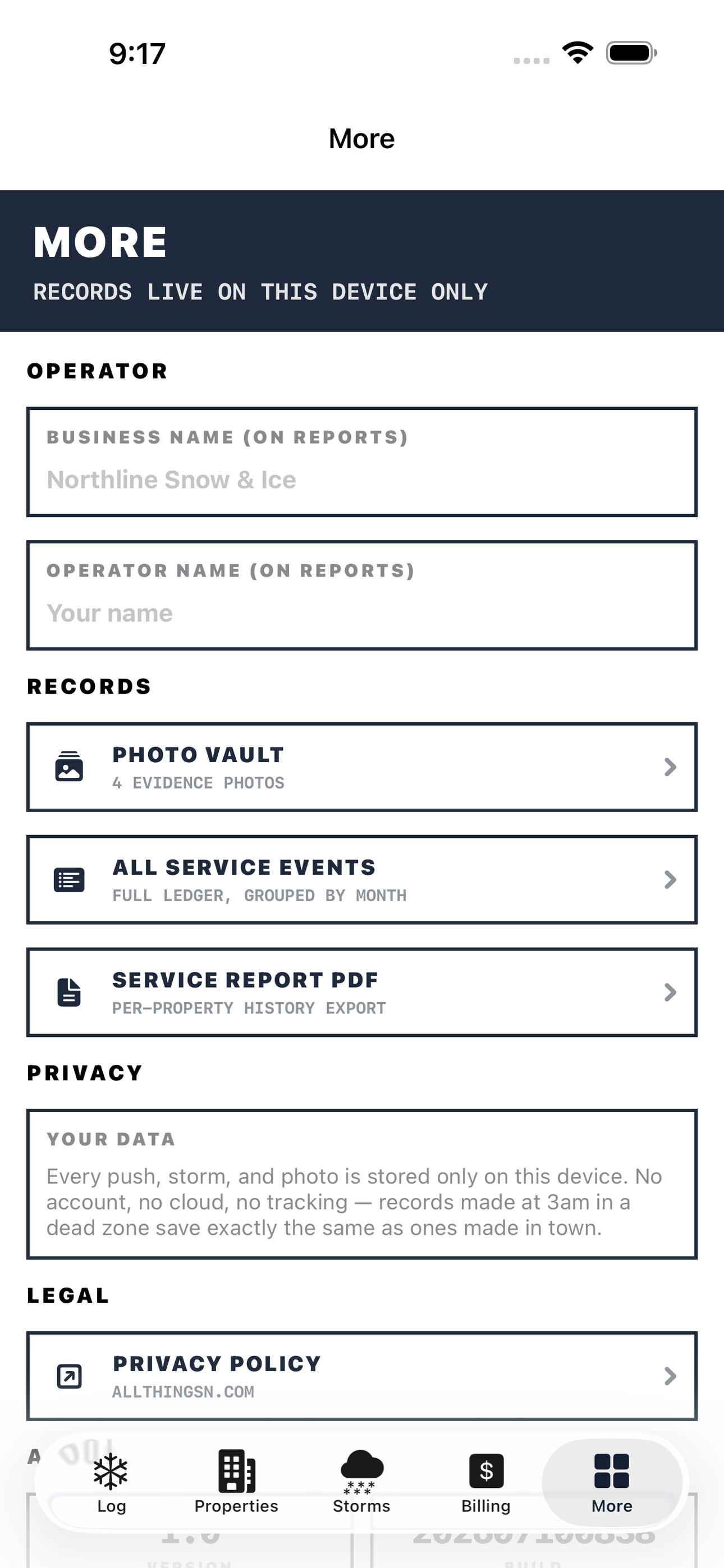 PlowLog screenshot 8 of 8