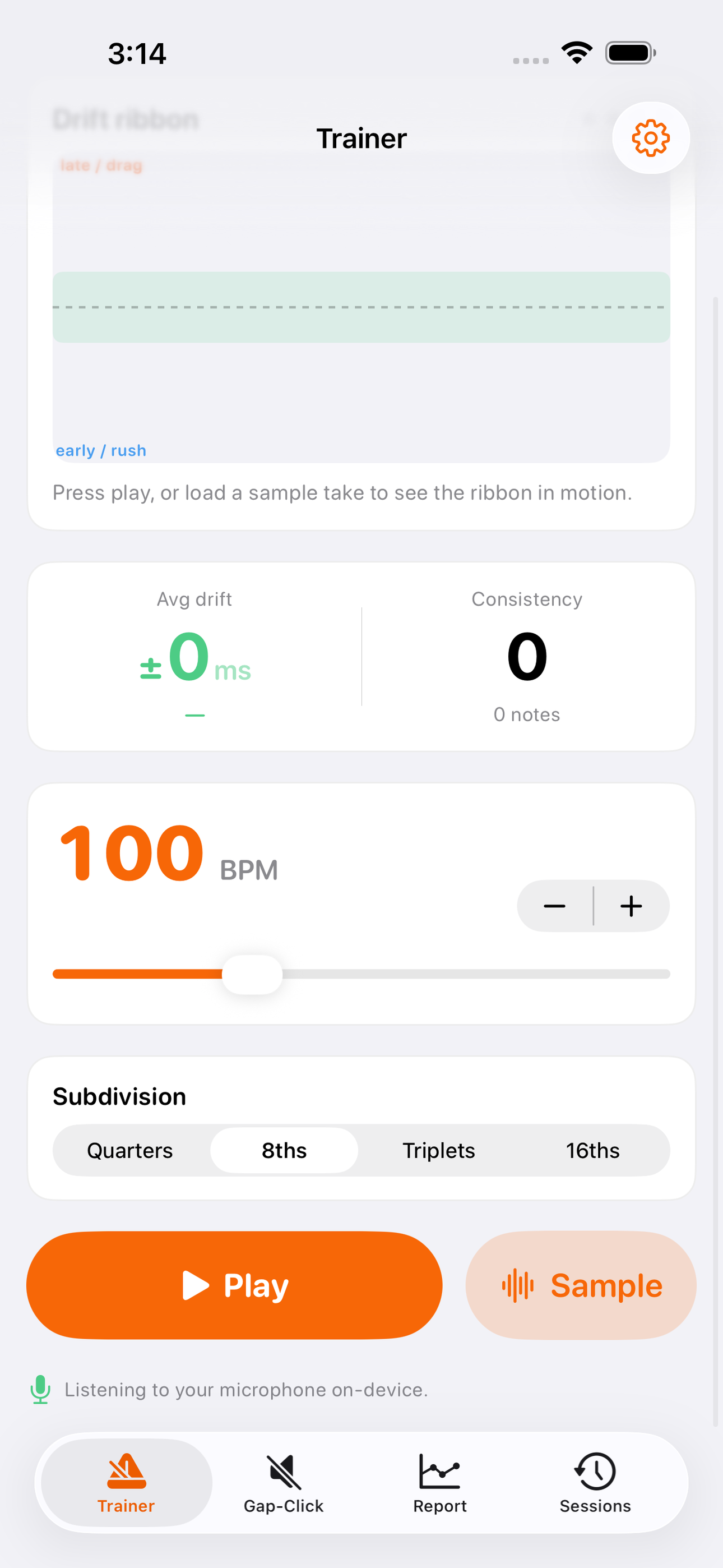 PocketClock: Timing Trainer screenshot 3 of 8