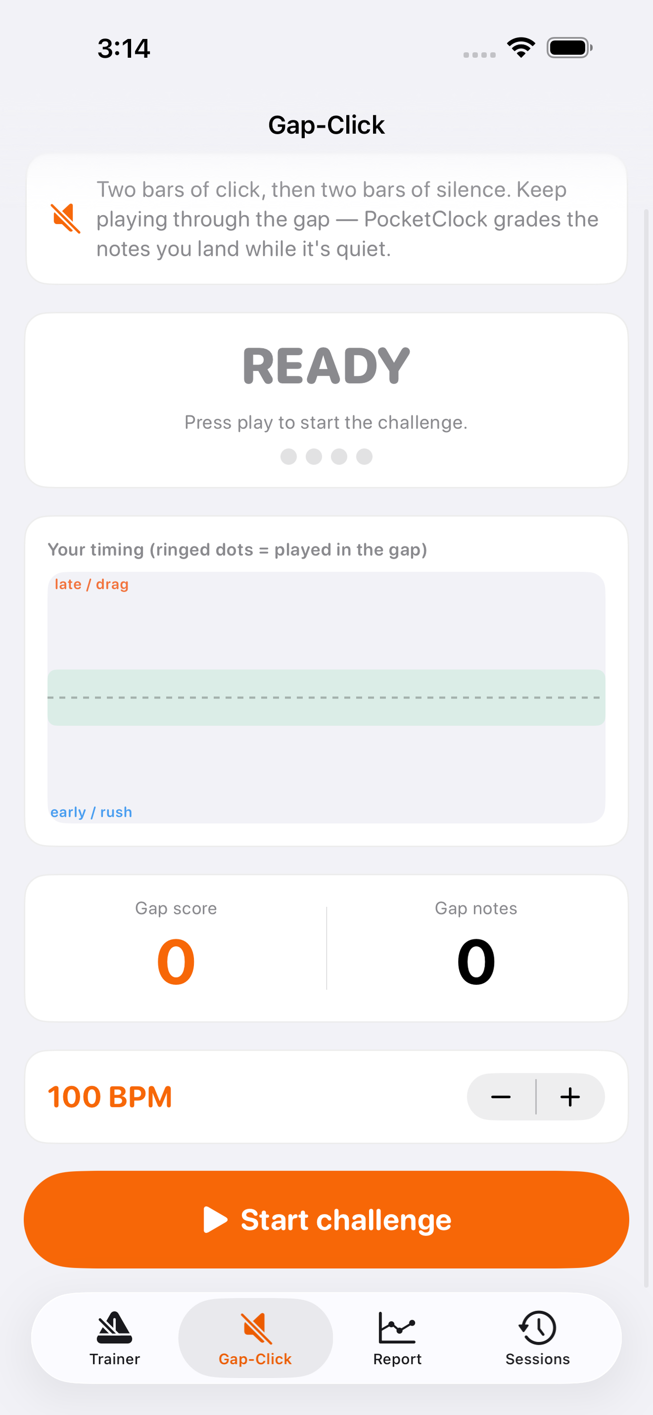 PocketClock: Timing Trainer screenshot 5 of 8
