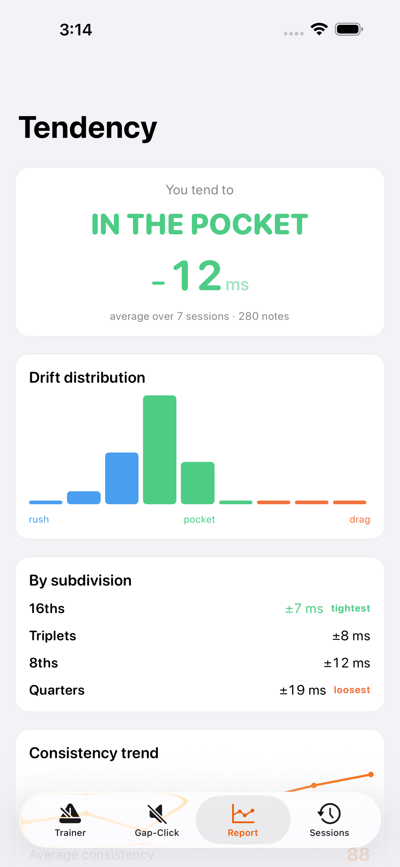 PocketClock: Timing Trainer screenshot 6 of 8