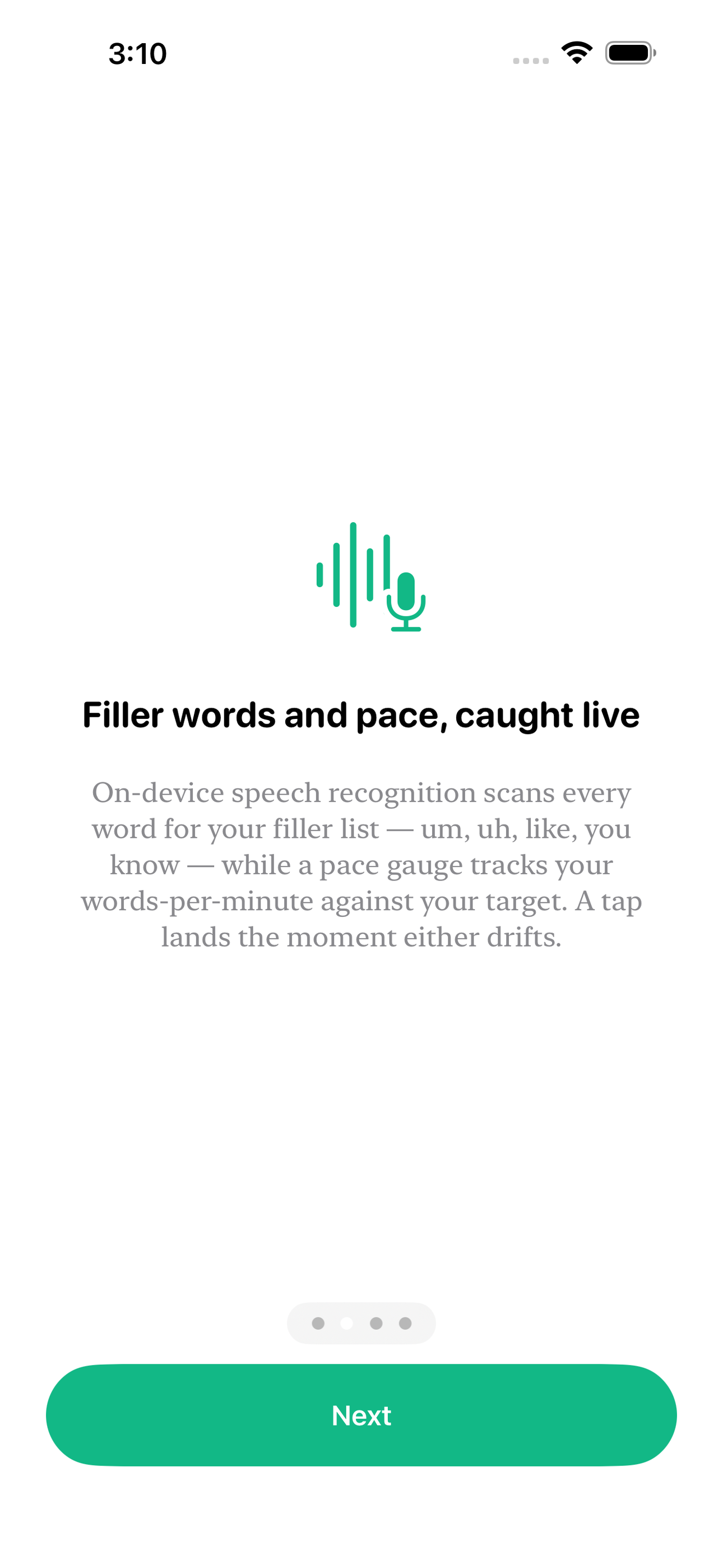 Podium: Speech Coach screenshot 1 of 8