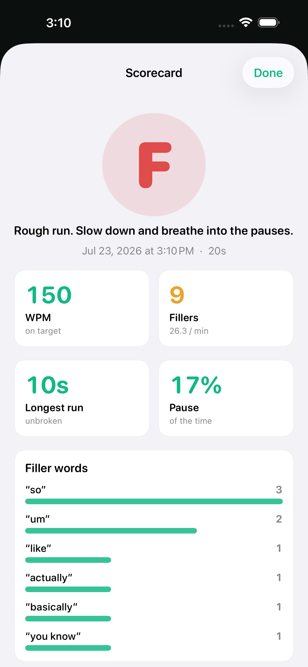 Podium: Speech Coach screenshot 5 of 8
